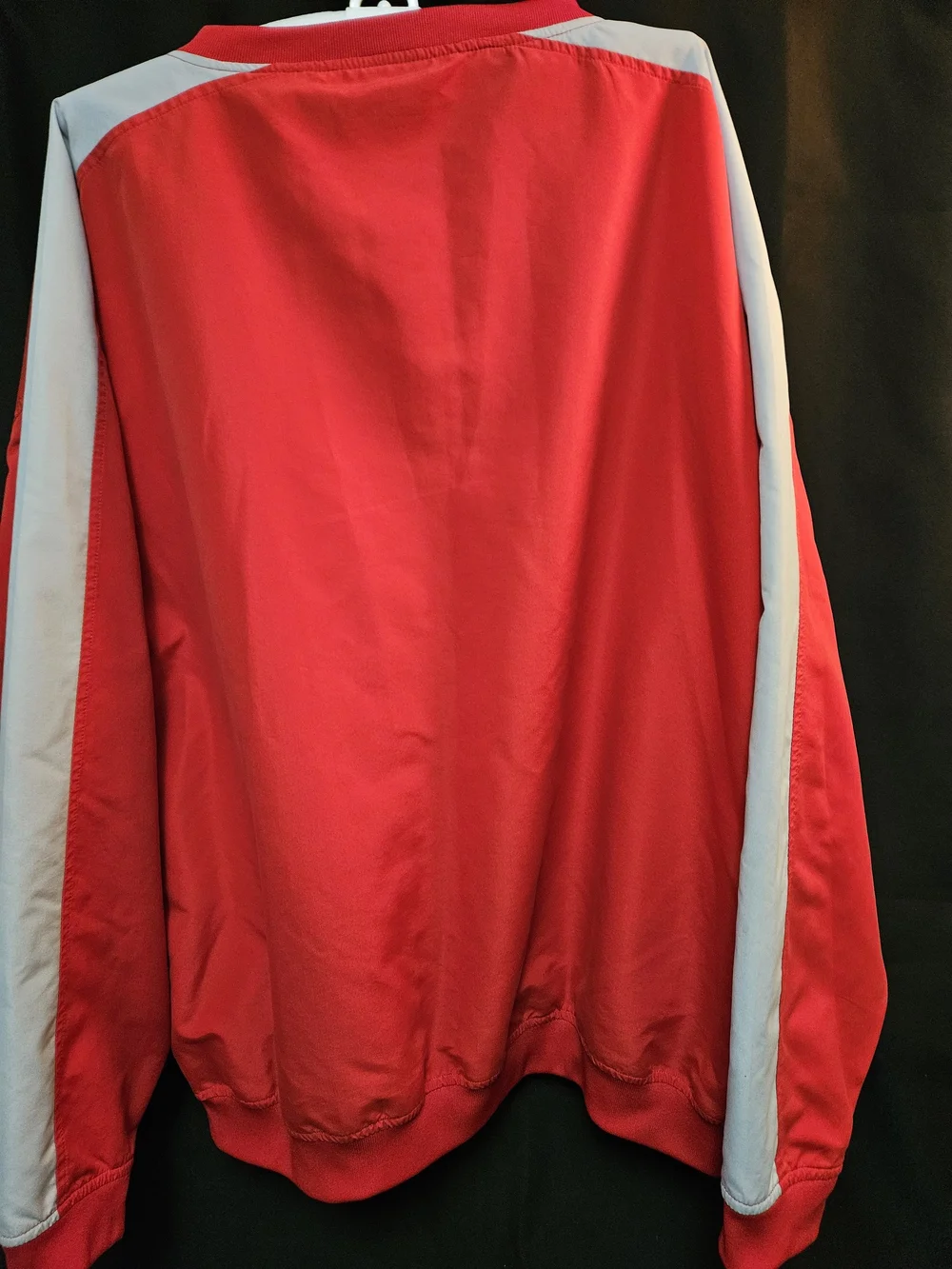 Knights Apparel Red & Light Gray Ohio State Pullover Windbreaker